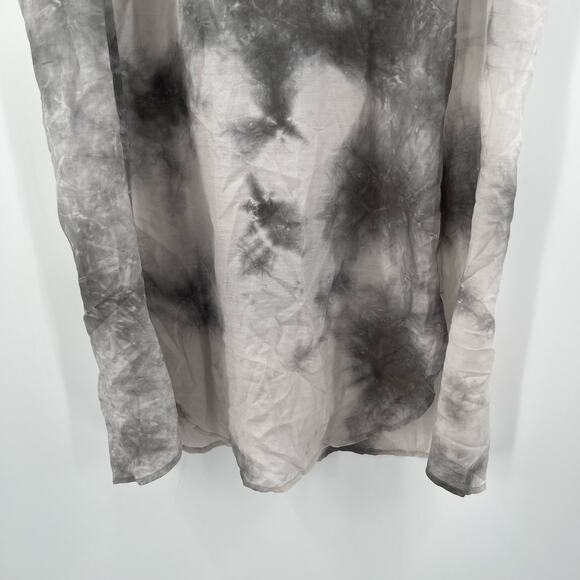 EILEEN FISHER Tank Top Size Medium Cotton Silk Blend Lagenlook Watercolor NWOT - Picture 7 of 11